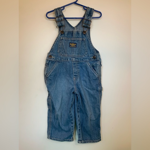 OshKosh 2T Denim Overalls - Picture 1 of 6